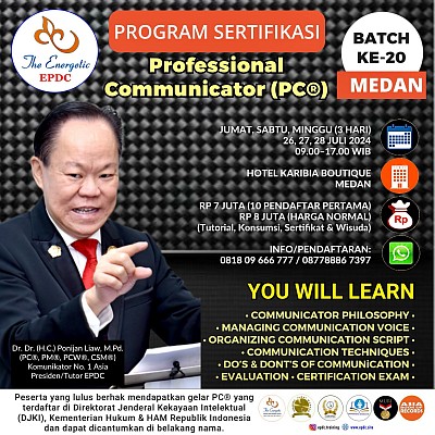 Professional Communicator PC® (Professional Communicator) The Energetic People Development Center (EPDC) Ponijan Liaw